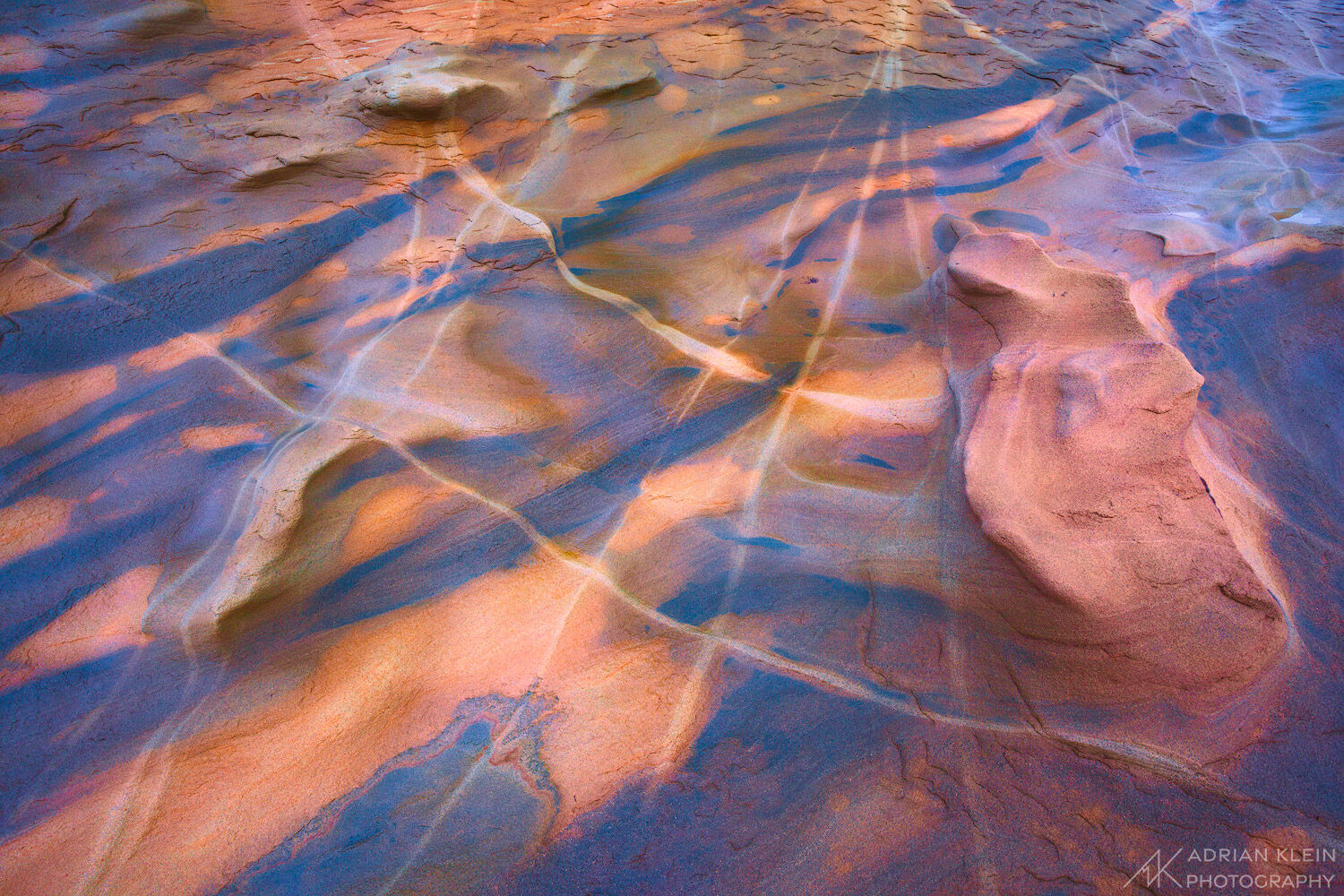 The sandstone of Cape Kiwanda along the Oregon Coast provides what can be described as hallucination type patterns and colors...