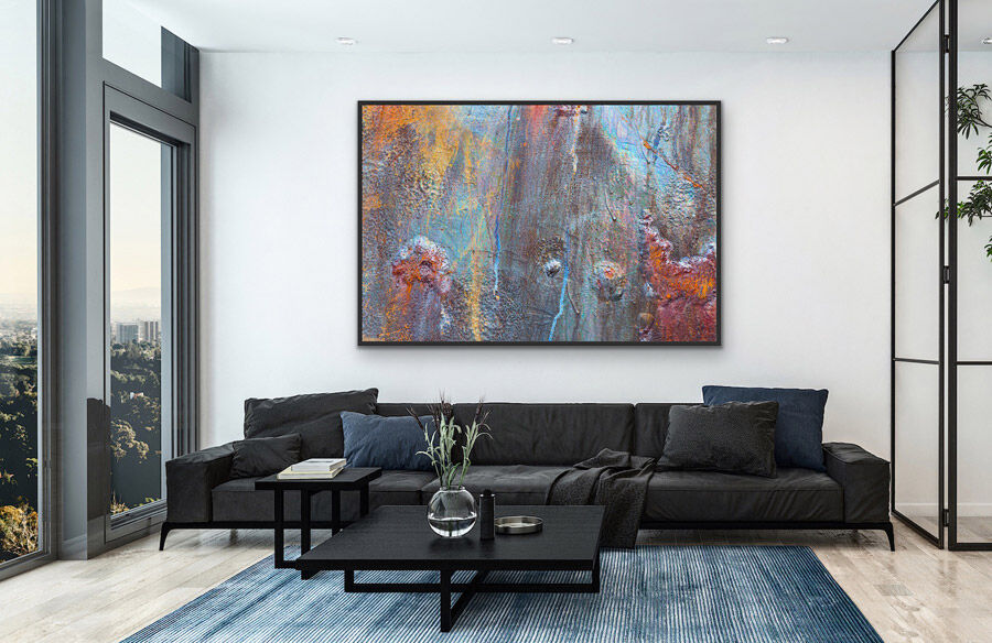 Oil Ocean - Modern Livingroom Abstract Art
